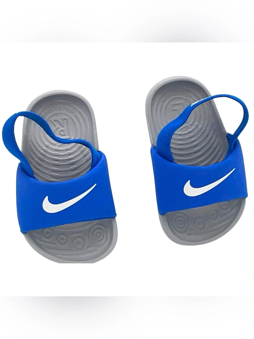 Nike Kawa Slide TD Toddler Sandals Blue Gray Size 3C